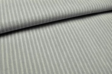 Dekostoff Simply - Streifen - Grau 