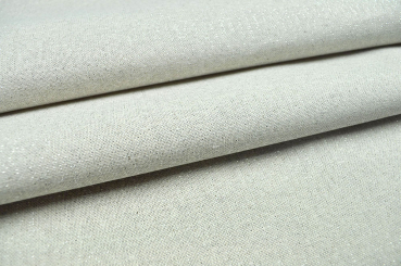 Dekostoff Silber-Glitzer - Champagner 