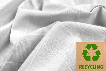 Recycling-Dekostoff - Marrakesch - Weiß - 280 cm 