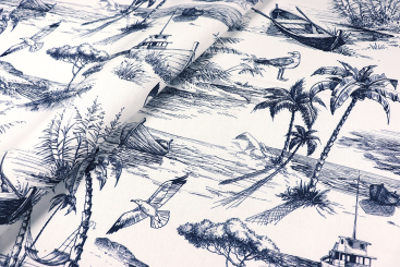 Dekostoff Premium - Toile Maritim - 280 cm 
