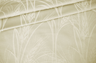 Kornfeld - Dekostoff Jacquard - Beige/Creme 