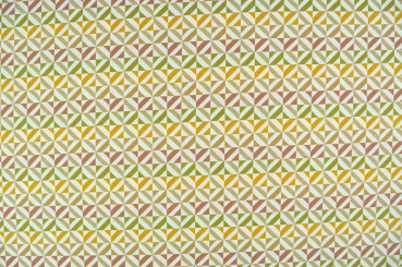 Dekostoff Jacquard - Retro-Muster - 1,0 Meter 