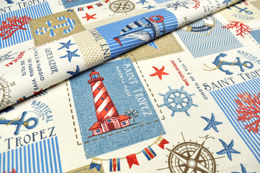 Deko-Outdoorstoff - Saint Tropez Maritim 
