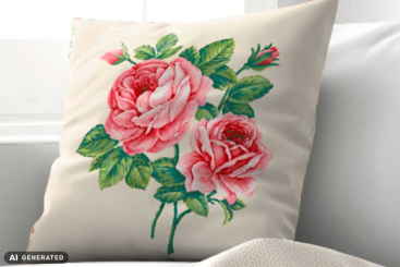 Gobelin-Kissenpanel - Roses 