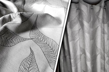 Dekostoff Jacquard - zweiseitig - Nature Home 