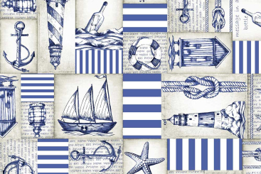 Dekostoff - Sailman - 280 cm 