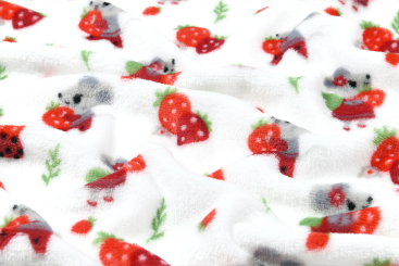 Wellness-Fleece - Erdbeer-Maus 