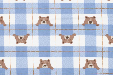 Baumwoll-Flanell - Bärchen 