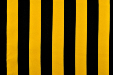Universalstoff Block-Streifen - Schwarz/Gelb 