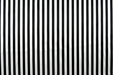 Satin Streifen - Weiß/Schwarz 