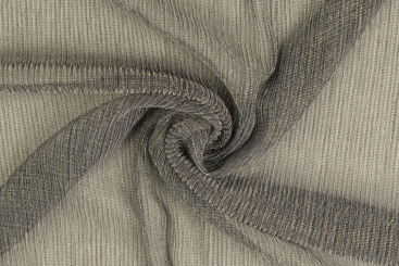 Glitzer-Chiffon - Silber 