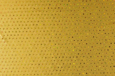 Tanzkleiderstoff Hologramm - Tupfen - Gold 