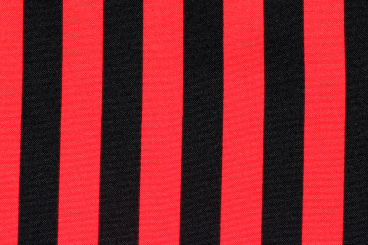 Universalstoff - Streifen - Rot/Schwarz 