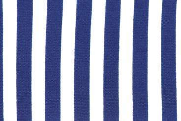 Universalstoff - Streifen - Royal/Weiß 
