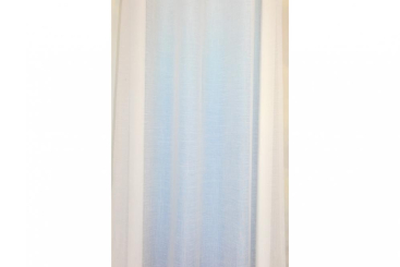 Gardine Öland - Weiß transparent - 300 cm hoch - Bleiband 