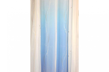 Voile-Gardine Bodensee - Weiß transparent - 290 cm hoch - 2,0 Meter 