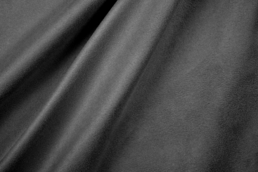 Gardinen- und Dekostoff Softvelours - uni - Grau - 2,0 Meter 