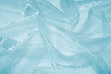 Glanz-Organza - Uni - Aqua - 3,0 Meter 