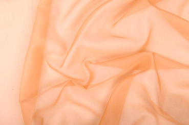Voile Standard - 150 cm breit - Apricot - 1,0 Meter 