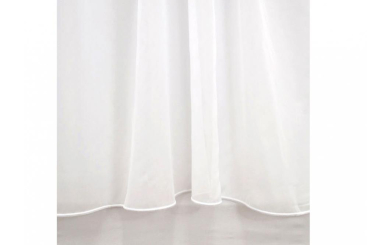 Voile 180 cm breit - Weiß 