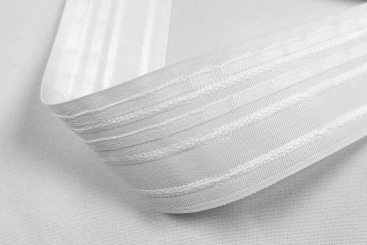 Gardinenband Universal - 50 mm - Weiß 