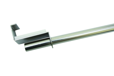GARDINIA Metall-Spannvitrage - Ø 9 mm - 90 - 130 cm - Titan 