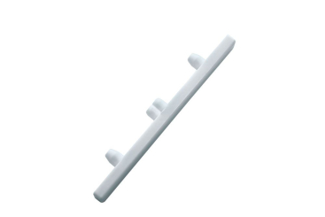 GARDINIA Endstück für Aluminium-Vorhangschiene - 3-läufig - 2 Stück - Grau 