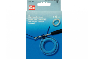 Häkelringe Prym - rund 39 mm Weiß KST 