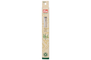 Woll-Häkelnadel Prym - 15 cm - 4 mm - Bambus 