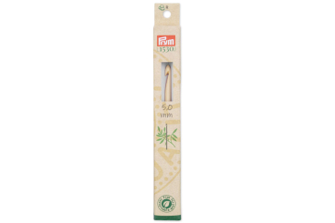 Woll-Häkelnadeln Prym 15 cm - 5,0 mm Bambus 