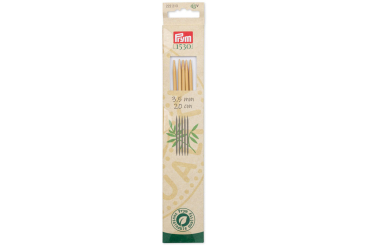 Strumpfstricknadeln Prym 20 cm - 3,5 mm Bambus 