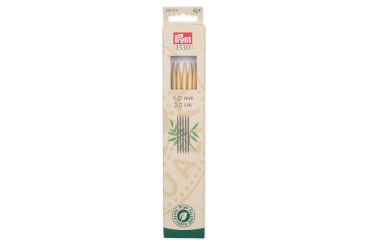 Strumpfstricknadeln Prym 20 cm - 5,0 mm Bambus 
