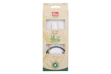 Rundstricknadeln Prym 80 cm - 3,0 mm Bambus 