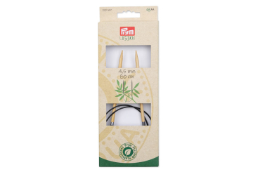 Rundstricknadeln Prym 80 cm - 4,5 mm Bambus 