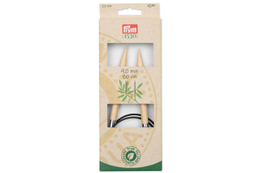 Rundstricknadeln Prym 80 cm - 9,0 mm Bambus 