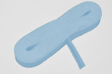 Schrägband 1/2 Zoll (13 Mm) Weiß – Poly-Baumwolle, Doppelt Gelegt, 10 Meter, Zum Versäubern & Dekorieren