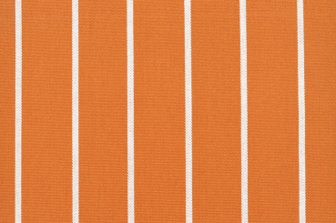Markisenstoff 160 cm - Spain Sun - Streifen - Orange - 1,0 Meter 
