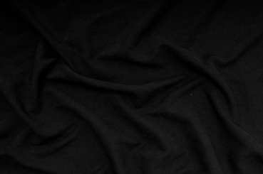Microfaser Linda - Schwarz - 1,0 Meter 