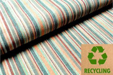 Recycling-Outdoorstoff Multistreifen - Terrazza 