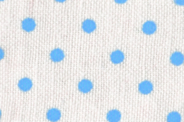 Patchwork-Stoff Basic - Kleine Punkte - Weiß/Hellblau 
