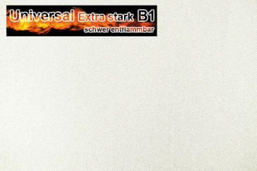 Fertig-Gardine - Universalstoff extra stark schwer entflammbar - a: 70 x b: 225 cm - Champagner - B-Ware 