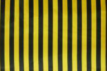 Satin Streifen - Schwarz/Gelb 