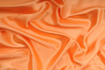 Satin Stoff - Apricot - 1,0 Meter 