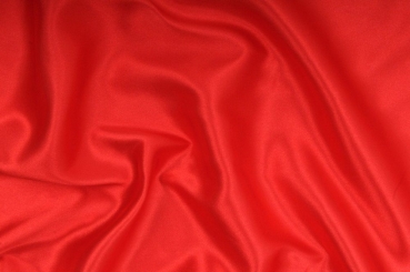 Satin Stoff - Rot - 1,0 Meter 