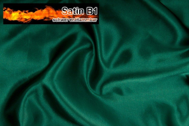 Satin B1 - schwer entflammbar - Tanne - 1,0 Meter 