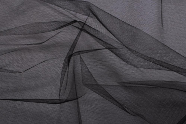 Softtüll - Schwarz - 110 cm 