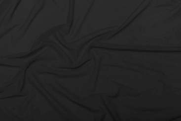 Stretch-Futterstoff - extrafein - Schwarz - 1,0 Meter 