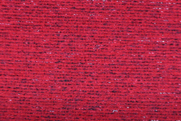 Glitzer-Strick - Modena Rojo - 1,0 Meter 