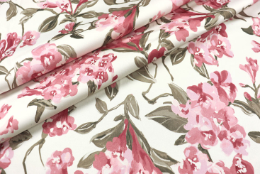 Baumwoll-Stretch - Romance Flower 