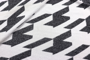 Strickstoff Mohair-Style - Riesen-Hahnentritt 